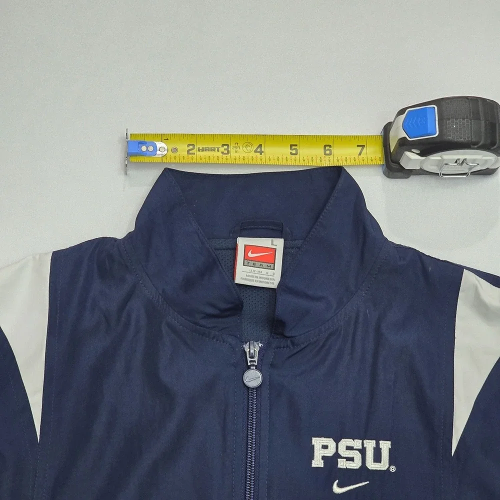 Nike Team PSU Penn State Nittany Lions Track Jacket Navy Blue Youth Large 12-14